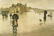 Norman Garstin The Rain it Raineth Every Day oil painting artist